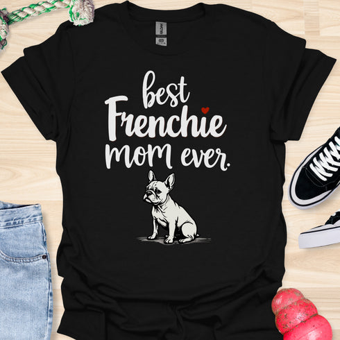 Best frenchie mom ever - V4 - Elegant Card T-Shirt
